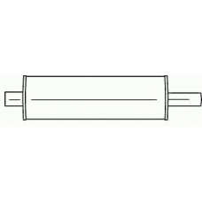 26439 SIGAM Средний глушитель выхлопных газов