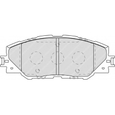 FDB4136 FERODO Комплект тормозных колодок, дисковый тормоз