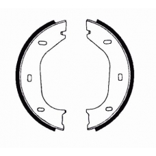 00010 KAWE Комплект тормозных колодок, стояночная тормозная с
