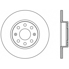 BDR2444.10 OPEN PARTS Тормозной диск