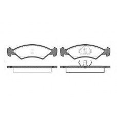 P0683.00 WOKING Комплект тормозных колодок, дисковый тормоз