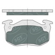 SP 385 PR SCT Комплект тормозных колодок, дисковый тормоз
