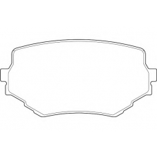 WBP23314A WAGNER LOCKHEED Комплект тормозных колодок, дисковый тормоз