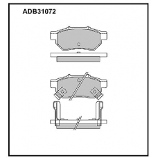 ADB31072 Allied Nippon Тормозные колодки