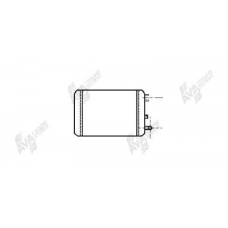 49006014 VAN WEZEL Теплообменник, отопление салона