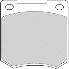 FD257A NECTO Комплект тормозных колодок, дисковый тормоз