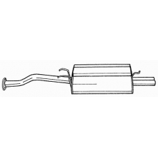 65607 SIGAM Глушитель выхлопных газов конечный