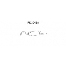 FD30438 VENEPORTE Глушитель выхлопных газов конечный