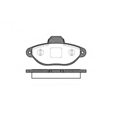 P5143.20 WOKING Комплект тормозных колодок, дисковый тормоз