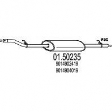 01.50235 MTS Средний глушитель выхлопных газов