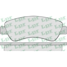 05P789 LPR Комплект тормозных колодок, дисковый тормоз