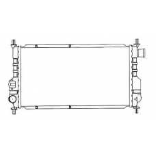 50118 NRF Радиатор, охлаждение двигателя