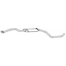 619435 FONOS Средний глушитель выхлопных газов