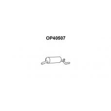 OP40507 VENEPORTE Глушитель выхлопных газов конечный