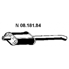 08.181.84 EBERSPACHER Глушитель выхлопных газов конечный