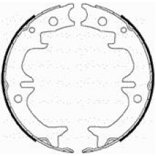 153-442 CIFAM Комплект тормозных колодок, стояночная тормозная с