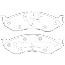 WBP21822A WAGNER LOCKHEED Комплект тормозных колодок, дисковый тормоз
