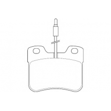 WBP21179A WAGNER LOCKHEED Комплект тормозных колодок, дисковый тормоз