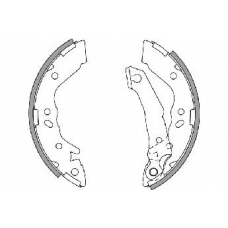 33948 SPIDAN Комплект тормозных колодок