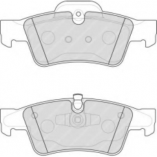 FDB1831 FERODO Комплект тормозных колодок, дисковый тормоз