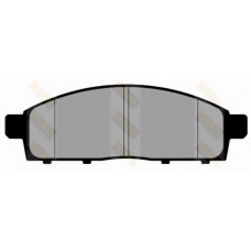 PA1808 BRAKE ENGINEERING Комплект тормозных колодок, дисковый тормоз