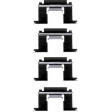 82026500 TEXTAR Комплектующие, колодки дискового тормоза