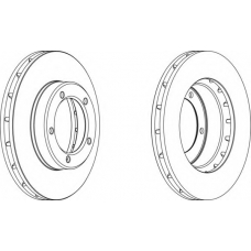 DDF1211 FERODO Тормозной диск
