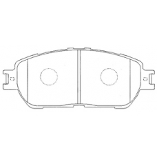 PN-1480 JNBK Колодки тормозные