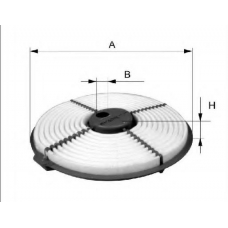 WA6044 WIX Воздушный фильтр