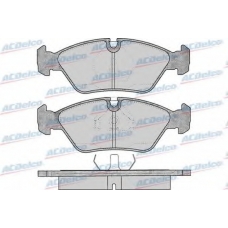AC058237D AC Delco Комплект тормозных колодок, дисковый тормоз