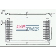 0223401 KUHLER SCHNEIDER Конденсатор, кондиционер
