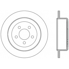 BDR2479.10 OPEN PARTS Тормозной диск