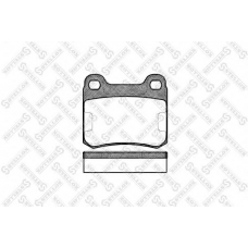 168 010-SX STELLOX Комплект тормозных колодок, дисковый тормоз