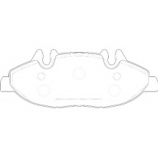 WBP24007A WAGNER LOCKHEED Комплект тормозных колодок, дисковый тормоз