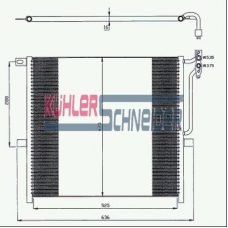 1420121 KUHLER SCHNEIDER Конденсатор, кондиционер