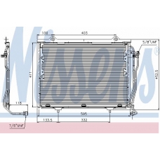 94376 NISSENS Конденсатор, кондиционер