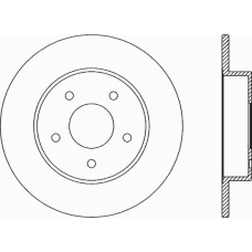 BDR2046.10 OPEN PARTS Тормозной диск