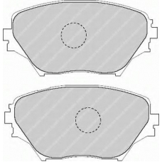 FDB1514 FERODO Комплект тормозных колодок, дисковый тормоз