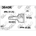3640K GLO Шарнирный комплект, приводной вал