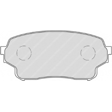 FSL4077 FERODO Комплект тормозных колодок, дисковый тормоз