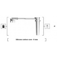 941185370788 MAGNETI MARELLI Комплект проводов зажигания