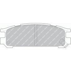 FDB790 FERODO Комплект тормозных колодок, дисковый тормоз