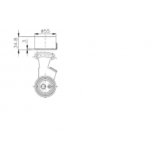 TKR 9894 TIMKEN Натяжной ролик, ремень грм