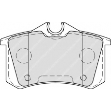 FSL4004 FERODO Комплект тормозных колодок, дисковый тормоз
