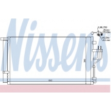 940351 NISSENS Конденсатор, кондиционер