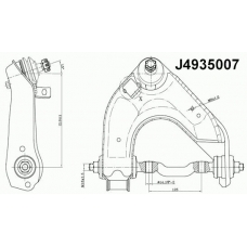 J4935007 NIPPARTS Рычаг независимой подвески колеса, подвеска колеса