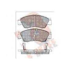 RB0958 R BRAKE Комплект тормозных колодок, дисковый тормоз