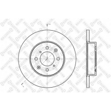 6020-4012-SX STELLOX Тормозной диск