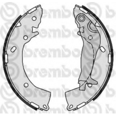 S 30 519 BREMBO Комплект тормозных колодок