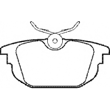 BP1090 QH Benelux Комплект тормозных колодок, дисковый тормоз